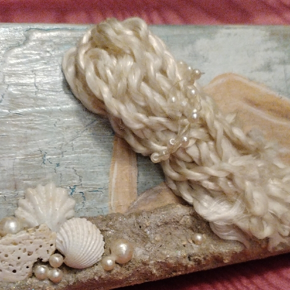 Seashell Mermaid Custom Wall Art - Picture 6 of 7